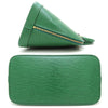 Secondhand Louis Vuitton Alma Green Leather Bag