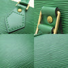 Secondhand Louis Vuitton Alma Green Leather Bag