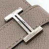Secondhand Hermès Béarn Grey Leather Accessories