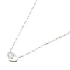 Secondhand Cartier C heart Silver White Gold Jewelry