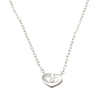 Secondhand Cartier C heart Silver White Gold Jewelry