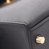 Secondhand Hermès Kelly 28 Black Leather Bag