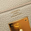 Secondhand Hermès Kelly 28 White Leather Bag
