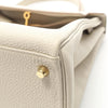 Secondhand Hermès Kelly 28 White Leather Bag