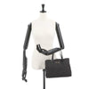 Secondhand Fendi Zucchino Black Canvas, Leather Bag