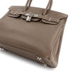 Secondhand Hermès Birkin 30 Grey Leather Bag