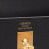 Secondhand Hermès Kelly 25 Black Leather Bag