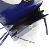 Secondhand Hermès Kelly Blue Leather Bag