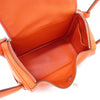 Secondhand Hermès Lindy Orange Leather Bag