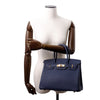 Secondhand Hermès Birkin 30 Blue Leather Bag