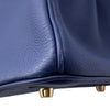 Secondhand Hermès Birkin 30 Blue Leather Bag