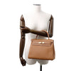 Secondhand Hermès Kelly 28 Brown Leather Bag