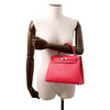 Secondhand Hermès Kelly 25 Pink Leather Bag