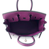Secondhand Hermès Birkin 25 Purple Leather Bag
