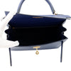 Secondhand Hermès Kelly 28 Blue Leather Bag