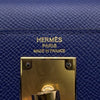 Secondhand Hermès Kelly 28 Blue Leather Bag