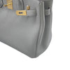 Secondhand Hermès Birkin 30 Grey Leather Bag