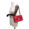 Secondhand Chanel Single flap Pink Leather Bag