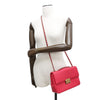 Secondhand Chanel Single flap Pink Leather Bag