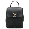 Secondhand Louis Vuitton Lockme Black Leather Bag