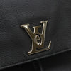 Secondhand Louis Vuitton Lockme Black Leather Bag
