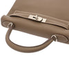 Secondhand Hermès Kelly 28 Grey Leather Bag