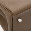 Secondhand Hermès Kelly 28 Grey Leather Bag