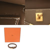 Secondhand Hermès Kelly Grey Leather Bag