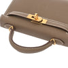 Secondhand Hermès Kelly Grey Leather Bag
