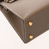 Secondhand Hermès Kelly Grey Leather Bag