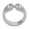 Secondhand Cartier 2C C2 Silver White Gold Jewelry
