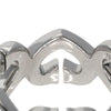 Secondhand Cartier C heart Silver White Gold Jewelry
