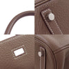 Secondhand Hermès Birkin 30 Grey Leather Bag