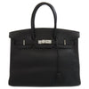 Secondhand Hermès Birkin 35 Black Leather Bag
