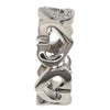 Secondhand Cartier C heart Silver White Gold Jewelry