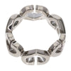 Secondhand Cartier C heart Silver White Gold Jewelry