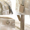 Secondhand Chanel Travel line Beige Canvas, Leather Bag