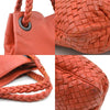 Secondhand Bottega Veneta Intrecciato Orange Leather Bag