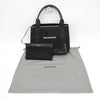 Secondhand Balenciaga Navy Black Canvas, Leather Bag