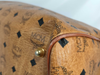 MCM Visetos Handbag Canvas and Leather
