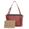 Secondhand Bottega Veneta Intrecciato Burgundy Leather Bag