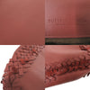 Secondhand Bottega Veneta Intrecciato Burgundy Leather Bag