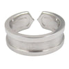 Secondhand Cartier 2C C2 Silver White Gold Jewelry