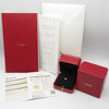 Secondhand Cartier Solitaire Silver Platinum Jewelry