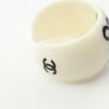 Secondhand Chanel Coco Mark White Plastic Jewelry