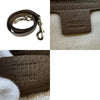 Secondhand Gucci Bamboo White Canvas, Leather Bag