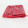 Secondhand Balenciaga Giant envelope Red Leather Bag