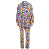 Secondhand Stella Jean Multicolor Haitian Market Print Cotton Shirt & Trousers Set - '10s