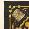 Secondhand Hermès Carré 90 Black Silk Accessories