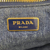 Secondhand Prada Canapa Navy Denim - Jeans Bag